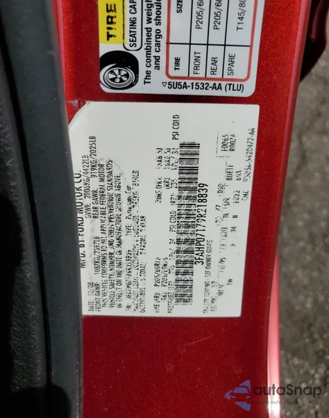 2009 Ford Fusion Se from USA, damaged, VIN 3FAHP07179R218839